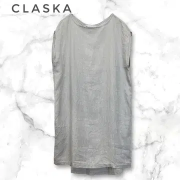 클래스카 CLASKA 린넨 100% 슬리브리스 원피스