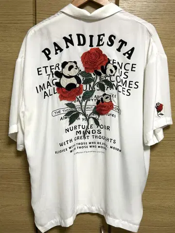 팬디에스타 오픈 카라 BIG 셔츠 pandiesta 오버 사이즈