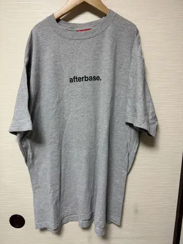 afterbase logo T셔츠 XXL 그레이