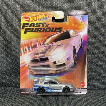 핫휠 닛산 GT-R R34 와이스피 fast&furious