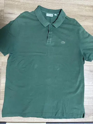 LACOSTE 그린 피케 셔츠