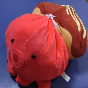 타코야키로 진화하는 문어 BIG 봉제 인형