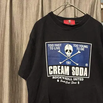 CREAM SODA 스컬 티셔츠 사이즈 S