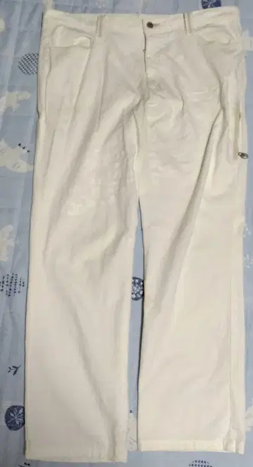 까스텔바작 팬츠 화이트 면
