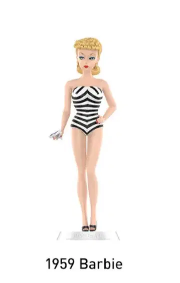 POP MART 바비 스타일 아이콘 1959 Barbie