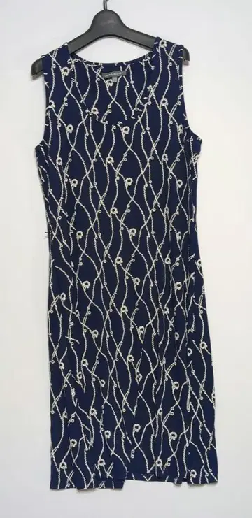LAURA ASHLEY 로라 애슐리 슬리브리스 롱 원피스 올 패턴