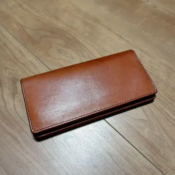 b3Labo 도치기 가죽 장지갑 카멜