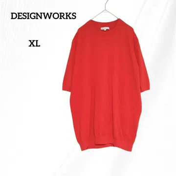 디자인 웍스 남성용 썸머 니트 반팔 아바 하우스 인터내셔널 XL