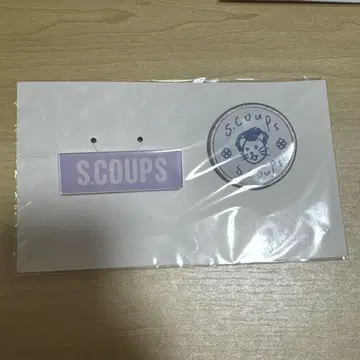 에스쿱스 SEVENTEEN 세븐틴 와펜 배지