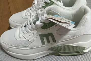 moz 화이트 그린 스니커즈 25cm 미사용 새상품 무료배송
