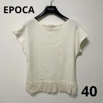 EPOCA 반팔 상의 셔츠 프린지 40 L 사이즈