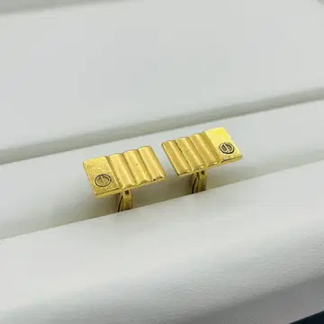 새상품급 Dunhill 커프스 던힐 골드