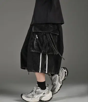 ADRER parachute cargo wide short pants M