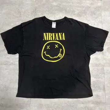 NIRVANA 스마일 페이스 티셔츠 2016