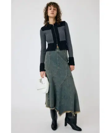 moussy PANEL MERMAID DENIM 스커트 1