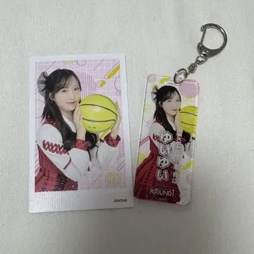 AKB48 오구리 유이 라운드원 아크릴 키링 폴라로이드 샷