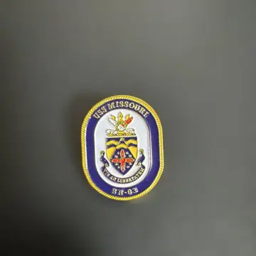USS Missouri BB-63 핀 배지
