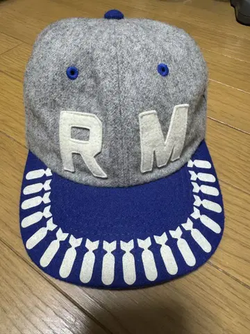 The REAL McCOY'S 울 캡 그레이/네이비