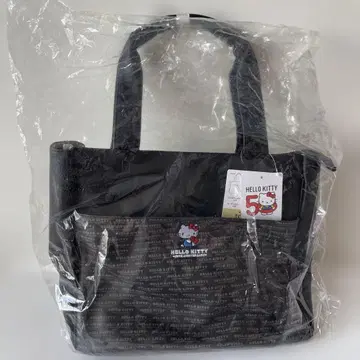 산리오 헬로키티 멀티 포켓 토트백 블랙