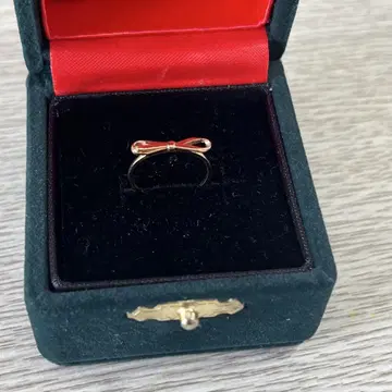 ete k10 리본 링 핑크 골드
