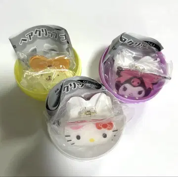 산리오 헤어 클립 가챠가챠