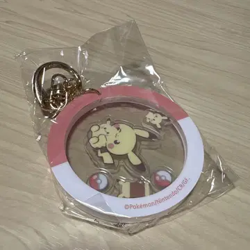 한국 한정 포켓몬 피스 쉐이크 아크릴 키링 피카츄