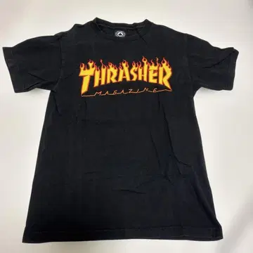 thrasher 트레셔 티셔츠 사이즈 S 블랙 바디