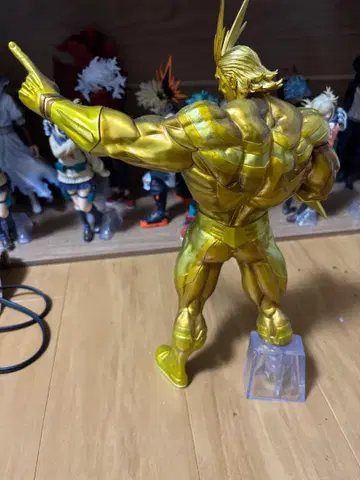 골드 피규어 약 20cm 손가락 포즈