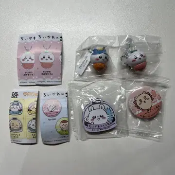 쿠라스시 치이카와 (먼작귀) 피규어 캔뱃지 마그넷 하치와레 모몽가