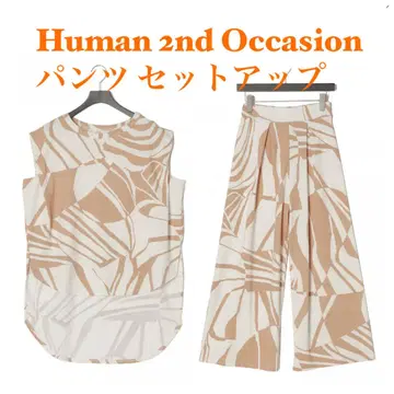 [새상품] Human 2nd Occasion 팬츠 셋업 2점 세트 M