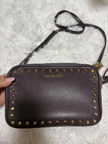 MICHAEL KORS 다크 퍼플 숄더백