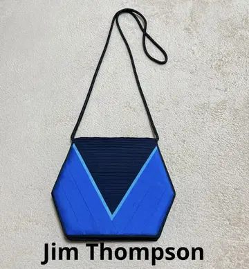 Jim Thompson 실크 플리츠 디자인 숄더 백