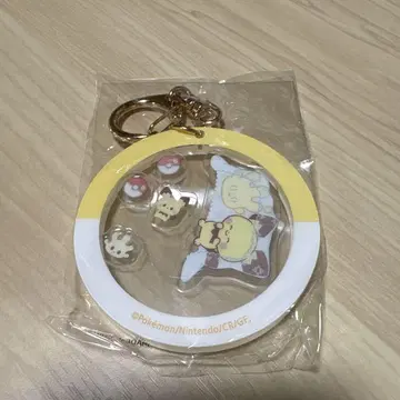 한국 한정판 포켓몬 피스 쉐이크 아크릴 키링 피츄