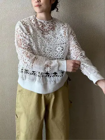 저널 스탠다드 럭스 코튼 레이스 리브 BL