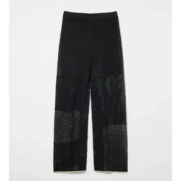 EAPHI LOTUS PATTERN LACE KNIT PANTS
