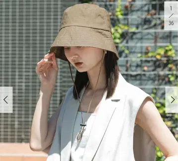SENSE OF PLACE UV 컷 버킷햇 카키