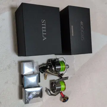 STELLA 4000XG C5000XG 스풀, 여비 핸들 포함, 스텔라