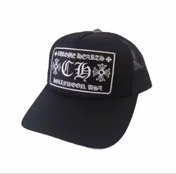 블랙 메쉬 캡