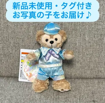 도쿄디즈니씨 컬러풀 해피니스 더피 인형 배지