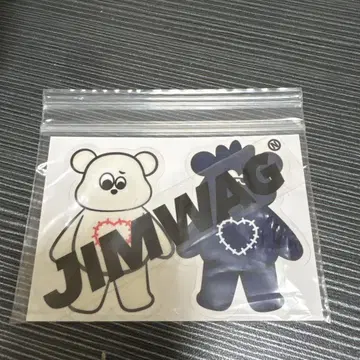 즉시 발송! JIMWAG 곰 캐릭터 스티커