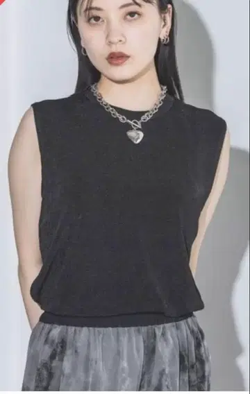 JEANASIS 지나시스 글로시 헨케이 리브 NS 블랙
