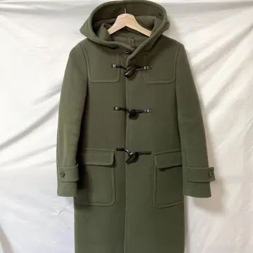 MACPHEE 맥피 울 멜톤 더플 코트 롱 코트 S