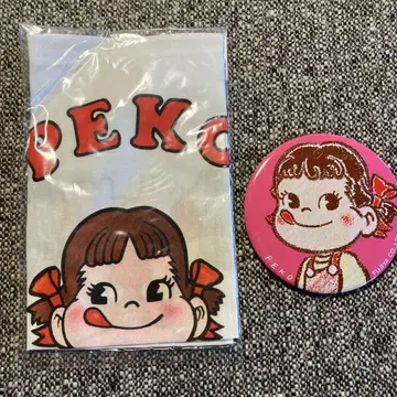 쇼와 레트로 페코짱 캔뱃지 세트