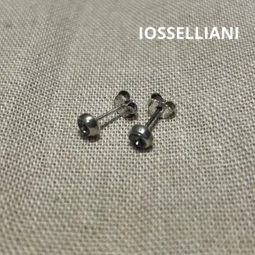 IOSSELLIANI 스터드 귀걸이 실버