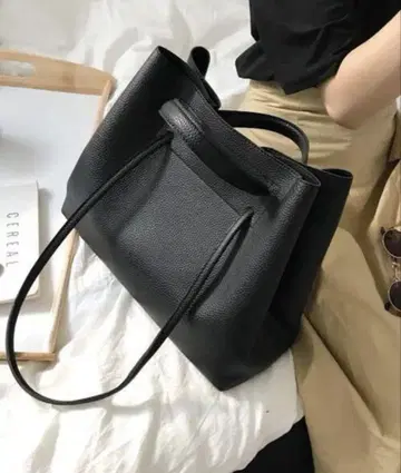 대용량 2way 토트백 가죽 숄더백