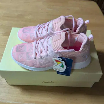 아놀드 파머 핑크 메쉬 스니커즈 22.5cm