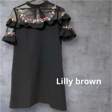 Lilly brown 원피스