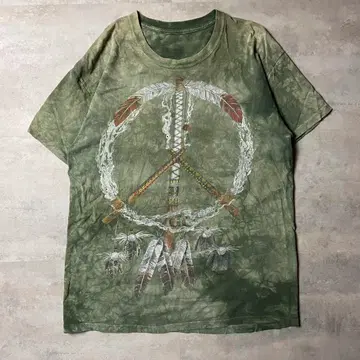 90s 더 마운틴 네이티브 드림캐쳐 타이다이 티셔츠