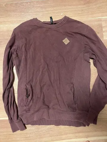 RVCA 버건디 트레이너 M 사이즈