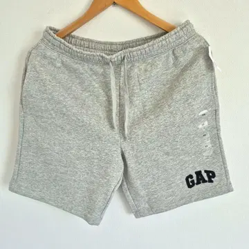 [새상품] GAP 로고 숏팬츠 라이트 헤더 그레이 XS